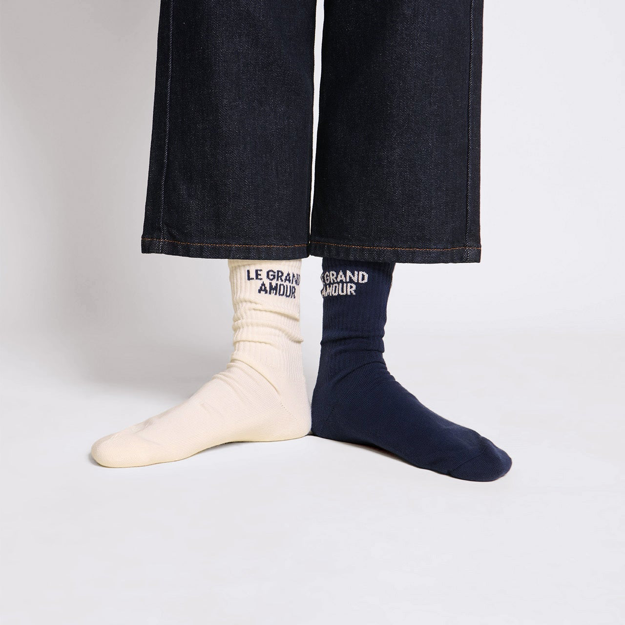 Chaussette Le grand Amour  - Bleu Nuit - Homme