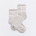 Chaussette Love team  - Gris chiné - Femme