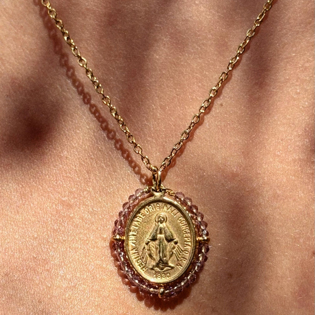 Collier Medaille Santa Maria - Parme