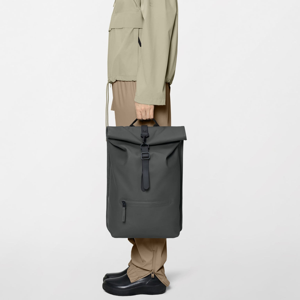 Rolltop Rucksack - Dark Grey