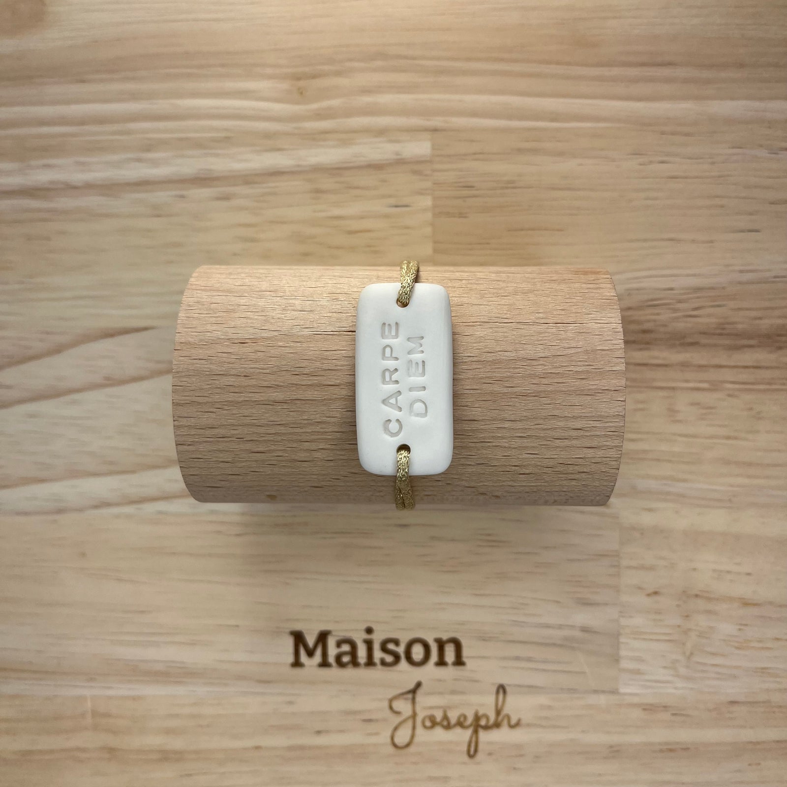 Carpe Diem - Bracelet réglable - plusieurs coloris