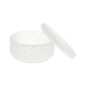 Boîte de conservation silicone glitter