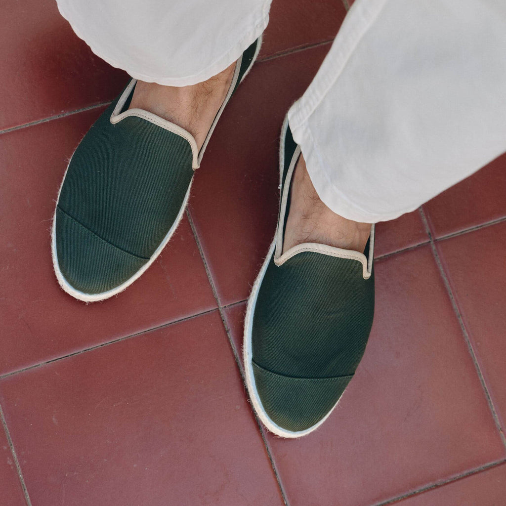 Espadrilles, Kaki Taupe - Homme