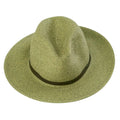 Chapeau Papier et Lien Cuir - Army
