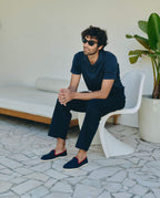 Espadrilles, Marine Rouge - Homme