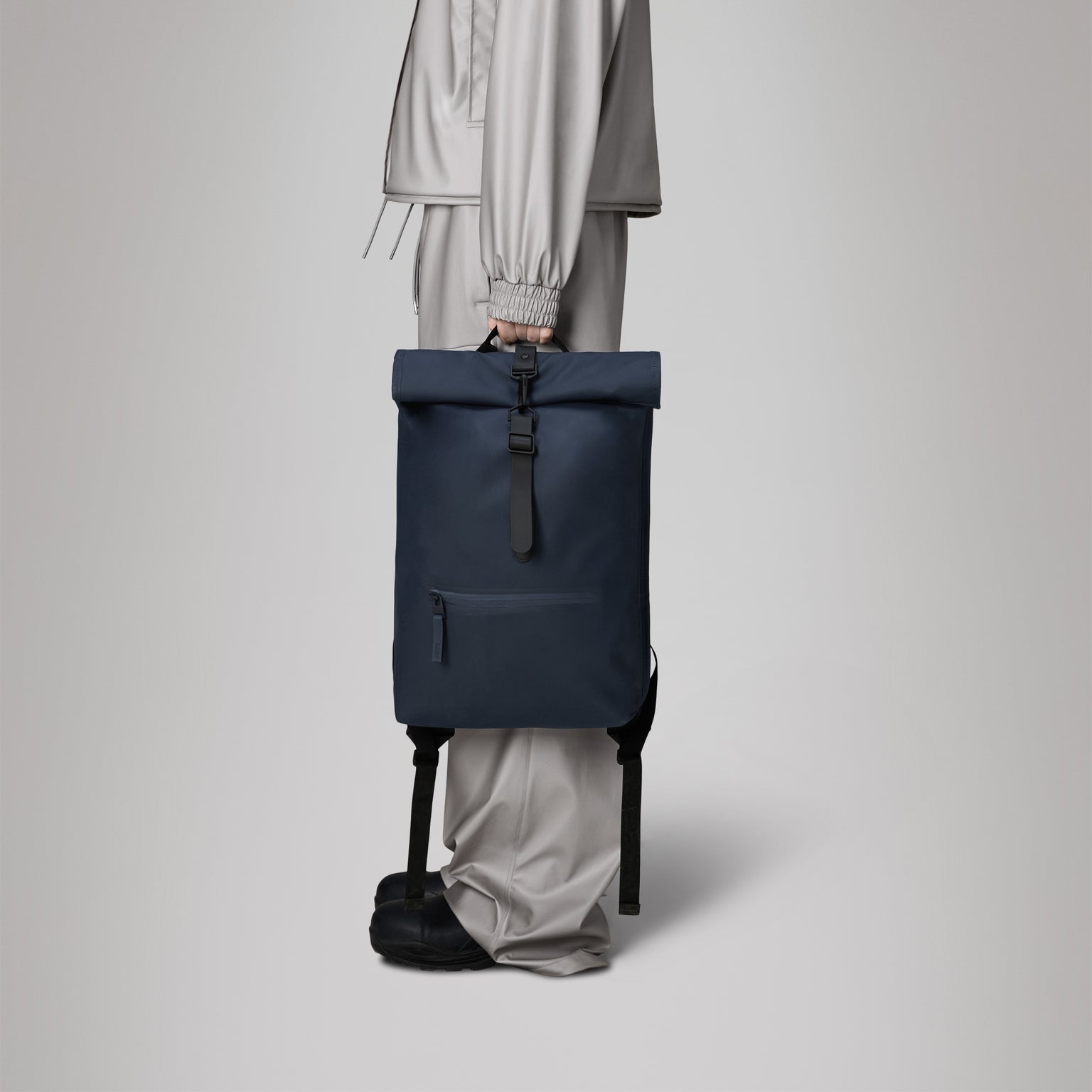Rolltop Rucksack - Navy