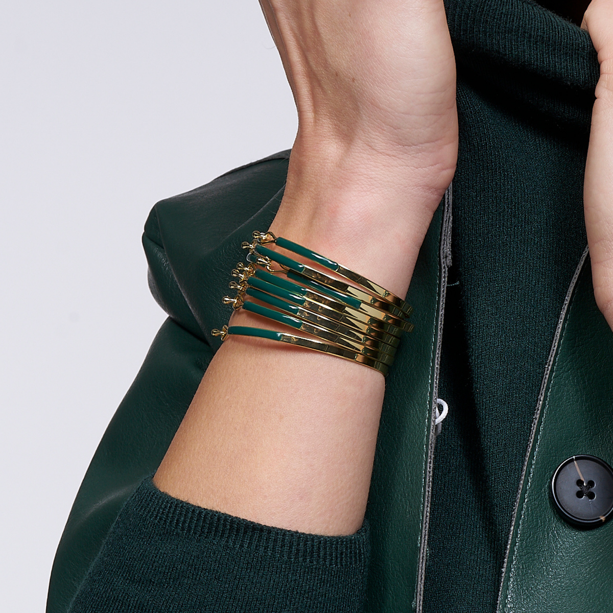 Bracelet Lily - Vert Forest
