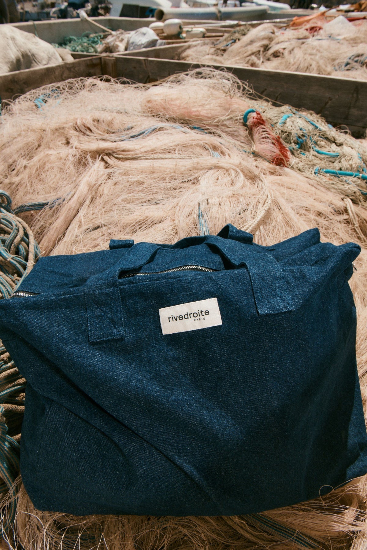 Elzevir - Le sac week-end géant - Denim Brut