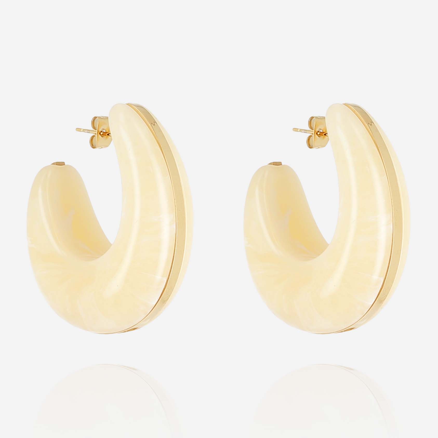Chamarel - Boucles d'oreilles - Nacre