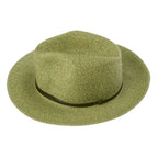 Chapeau Papier et Lien Cuir - Army