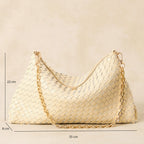 Sac XL tressé Serion Violette - Blé
