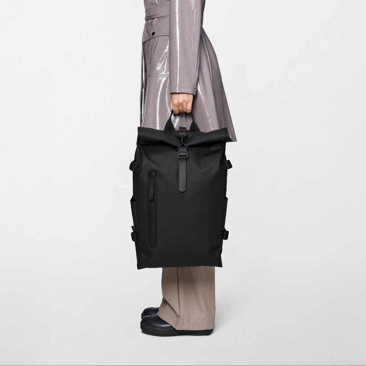 Rolltop Rucksack LARGE - Black