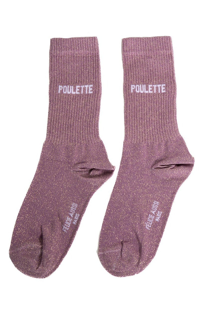 POULETTE - Chaussettes paillettes