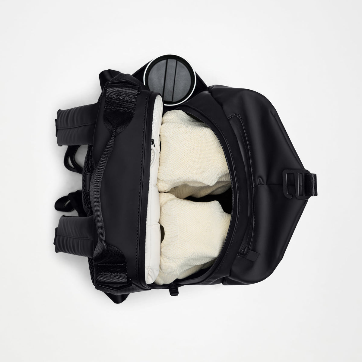 Clip Front Backpack - Dark Grey