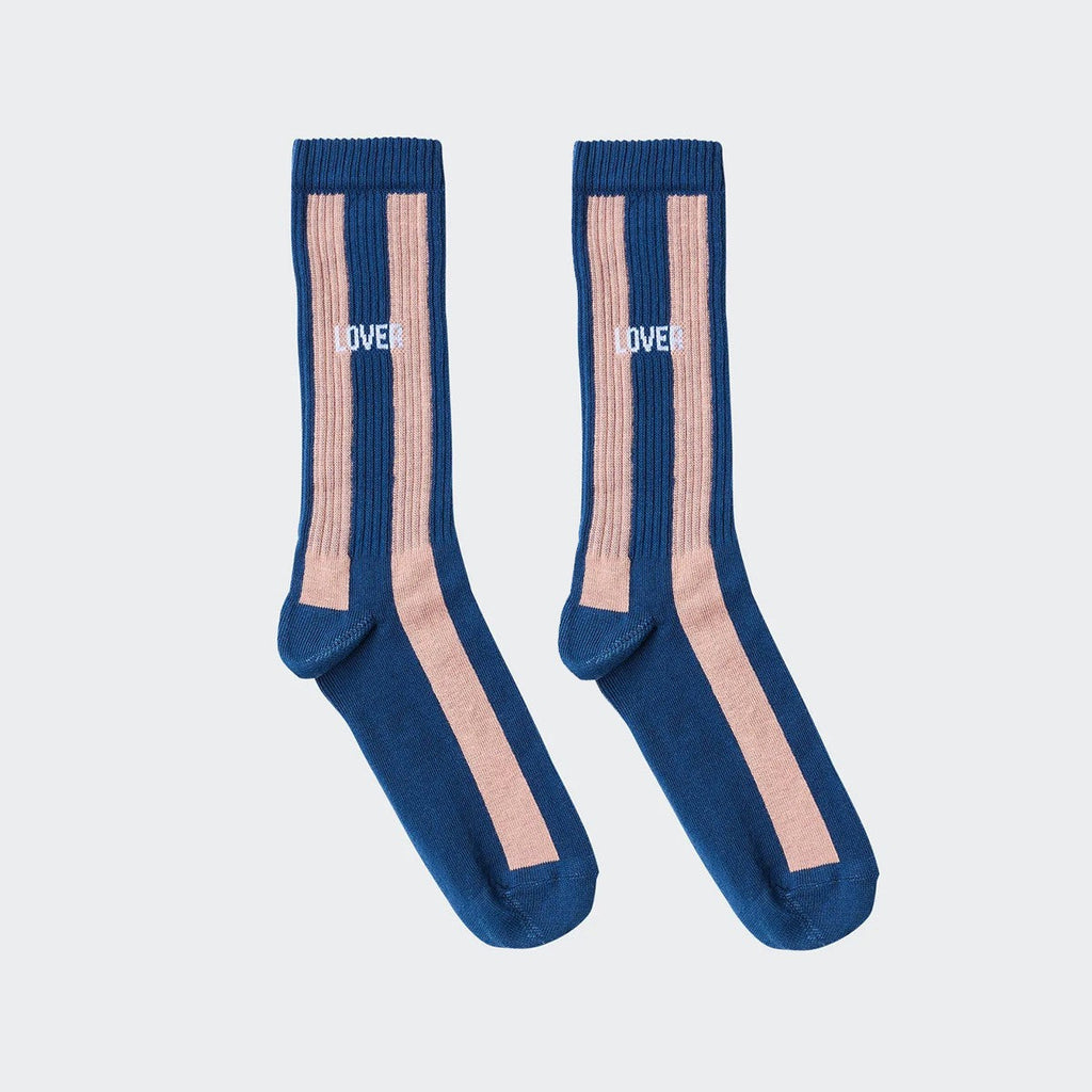LOVER - Chaussettes Marine rose