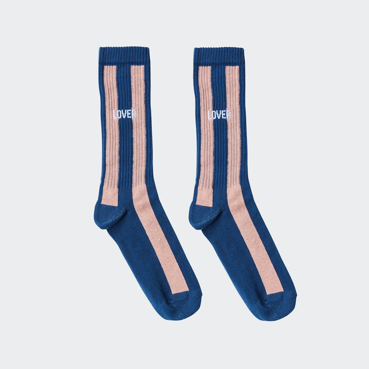 LOVER - Chaussettes Marine rose
