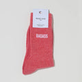 Badass - Chaussettes chinées Rouge