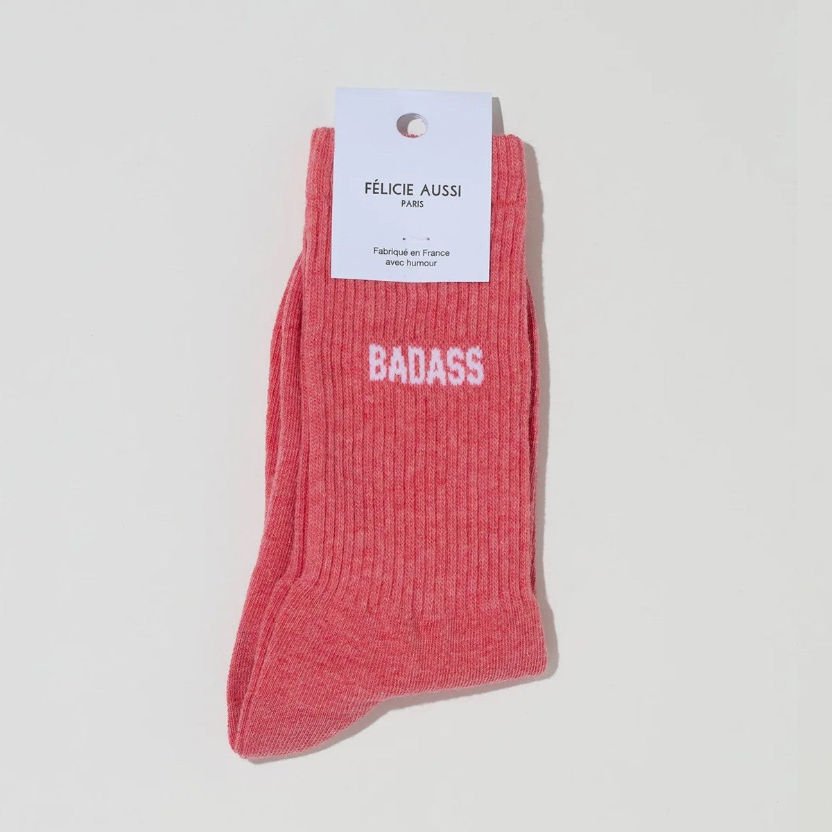 Badass - Chaussettes chinées Rouge