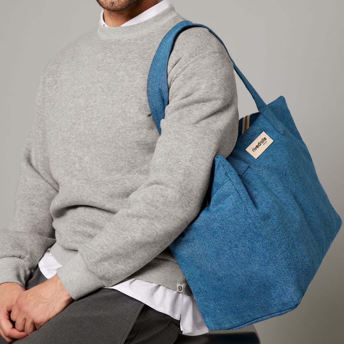 Célestins - Denim Clair -  Sac 24h/week-end