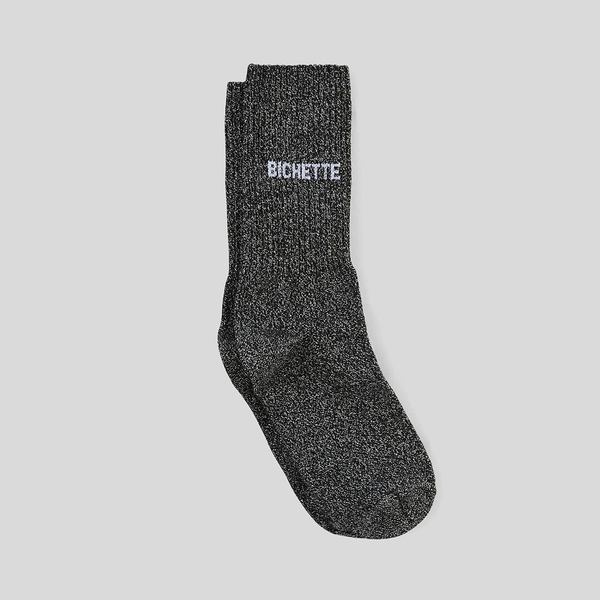Bichette - Chaussettes pailletés Noir