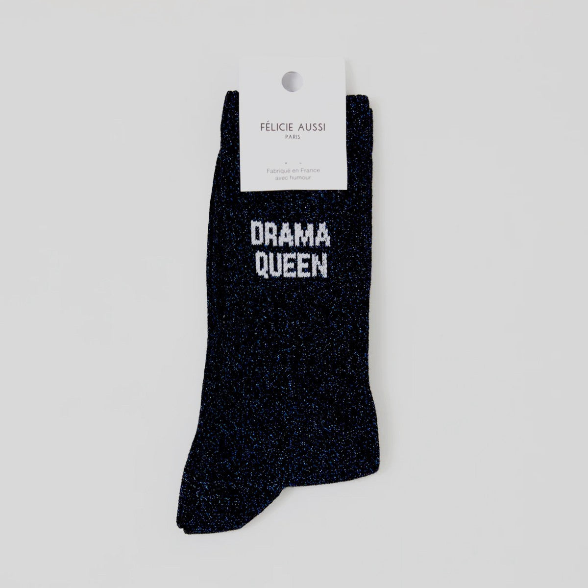 DRAMA QUEEN - Chaussettes paillettes galaxie