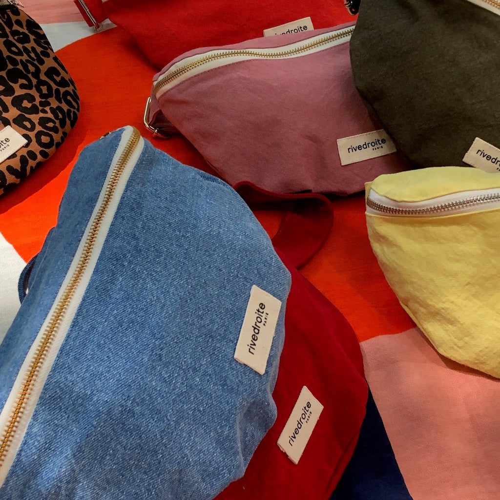 Custine XL - Denim Clair - Banane en coton