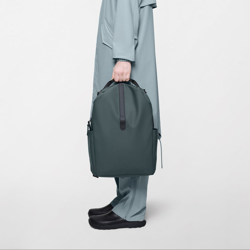 Clip Front Backpack - Dark Green