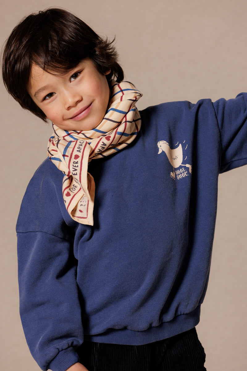 Grand Foulard Apaches Latika - Cahier - Macadamia