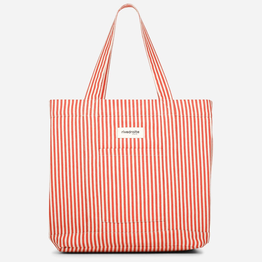 Amelot - Rayé Rouge - Coton recyclé