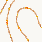 Bandouliere Arielle - Perles de bois Sunrise