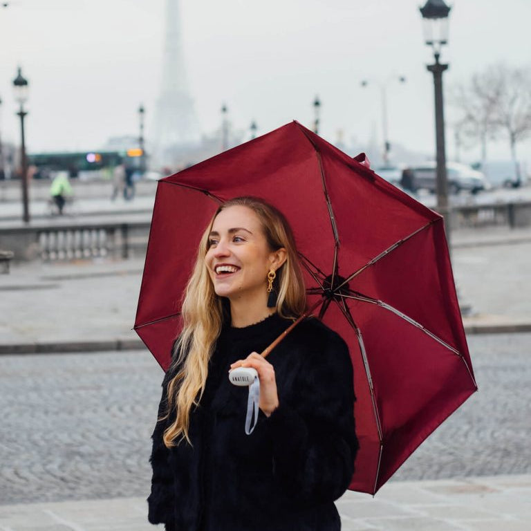 Germain - Mini parapluie bordeaux - micro & solide