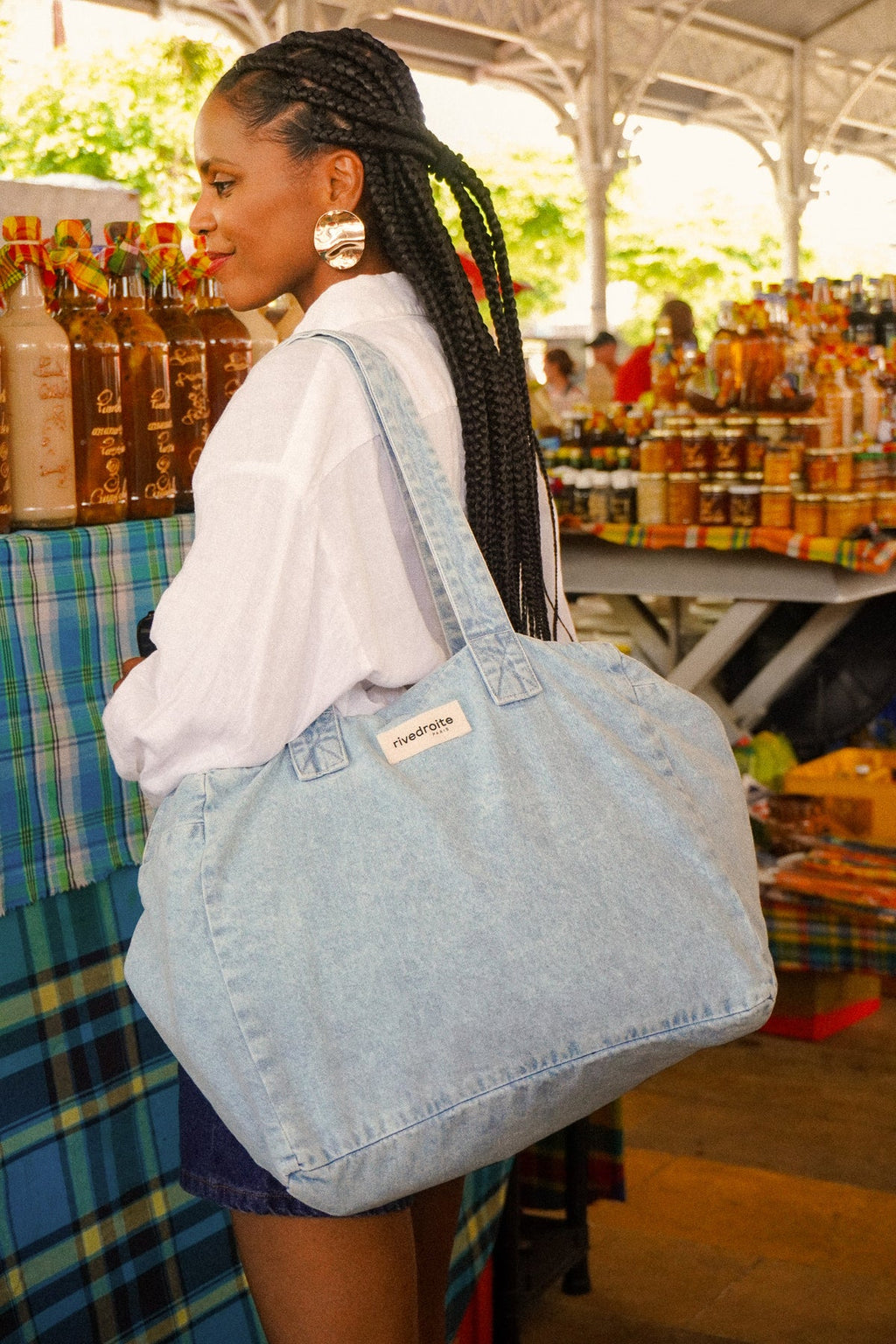 Célestins - Denim Clair Délavé - Sac 24h/week-end