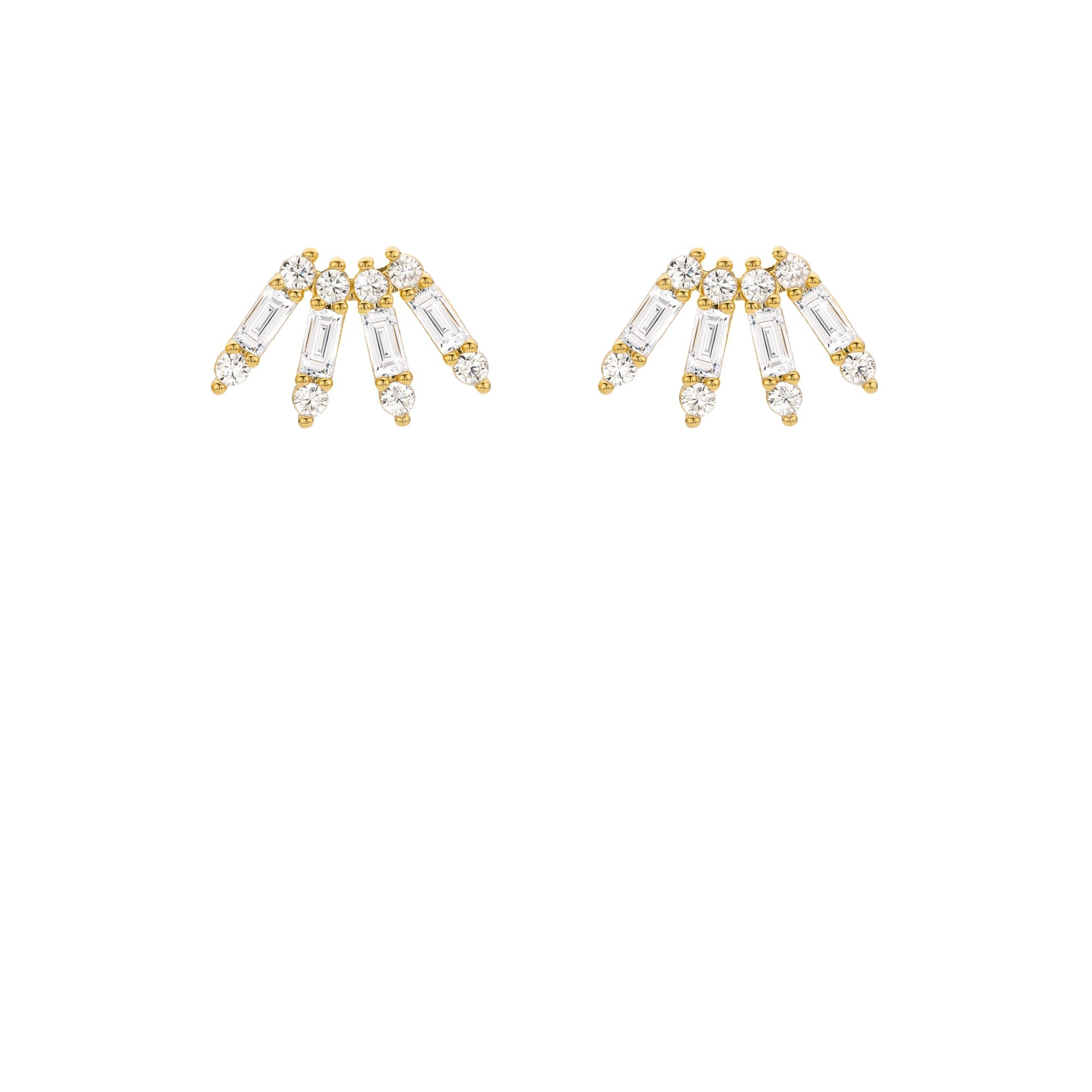 Ventaglio Or - Boucles d'oreilles