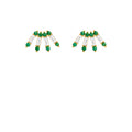 Green Ventaglio Or - Boucles d'oreilles