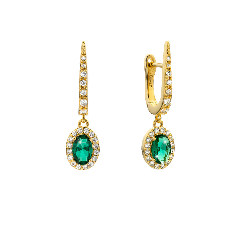 Green Dynasty Or - Boucles d'oreilles