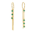 Green Rialto Or - Boucles d'oreilles