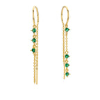 Green Rialto Or - Boucles d'oreilles