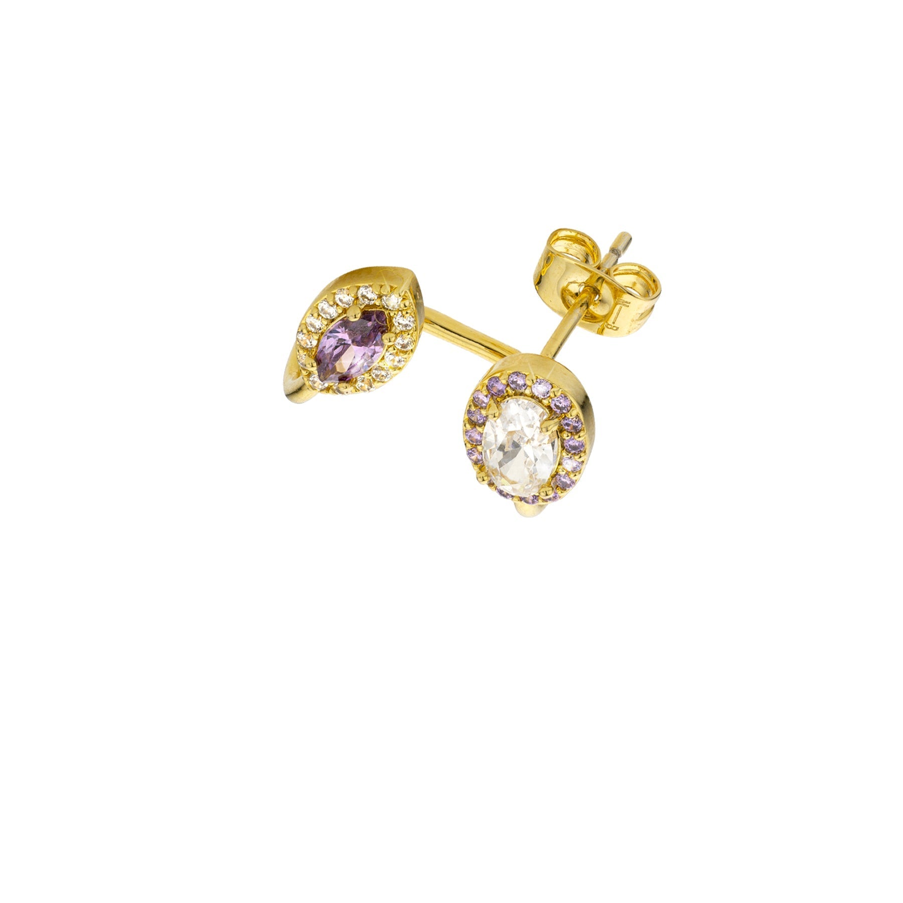 Yamato Amethyst - Boucles d'oreilles