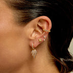Sweet Lotus Or - Boucles d'oreilles