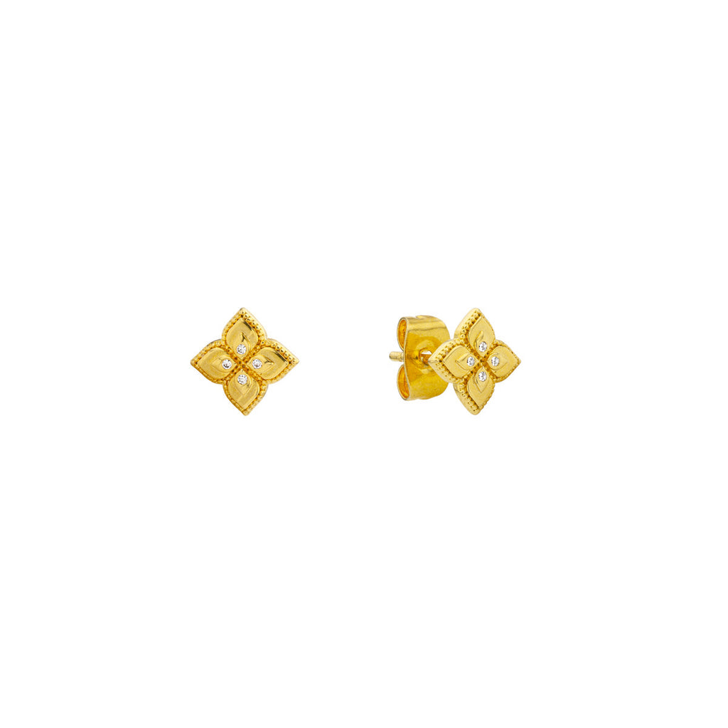 Sweet Lotus Or - Boucles d'oreilles