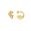 Groove Triplet Sofia Or - Boucles d'oreilles