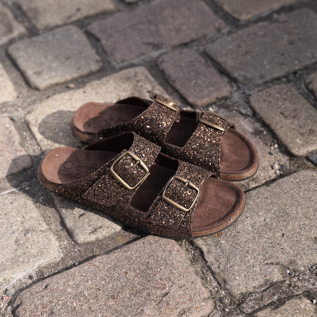 Sandale Glitter - Bronze