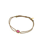 Fuchsia Dynasty Or - Bracelet