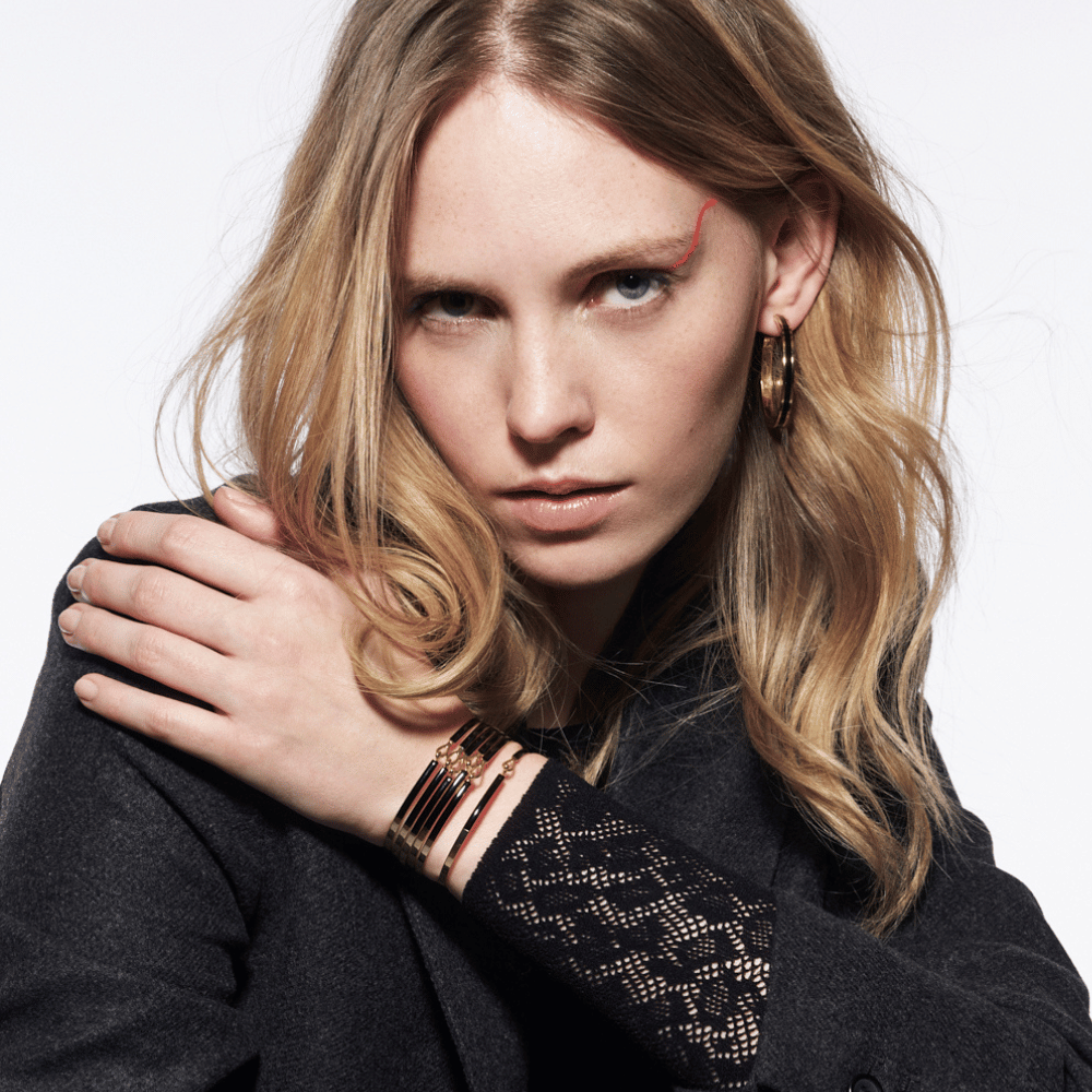 Bracelet Lily - Noir Carbon