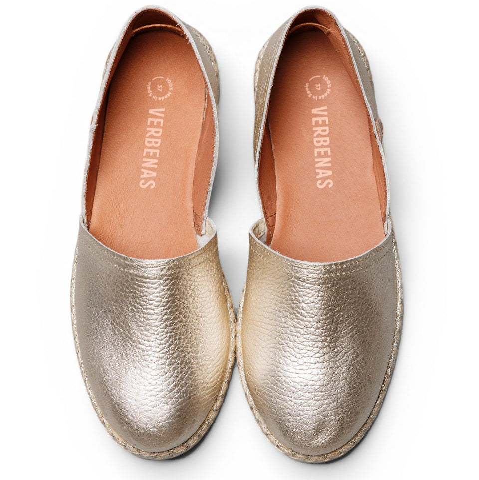 Espadrilles Carmen Nucleo Metal Oro - Femme