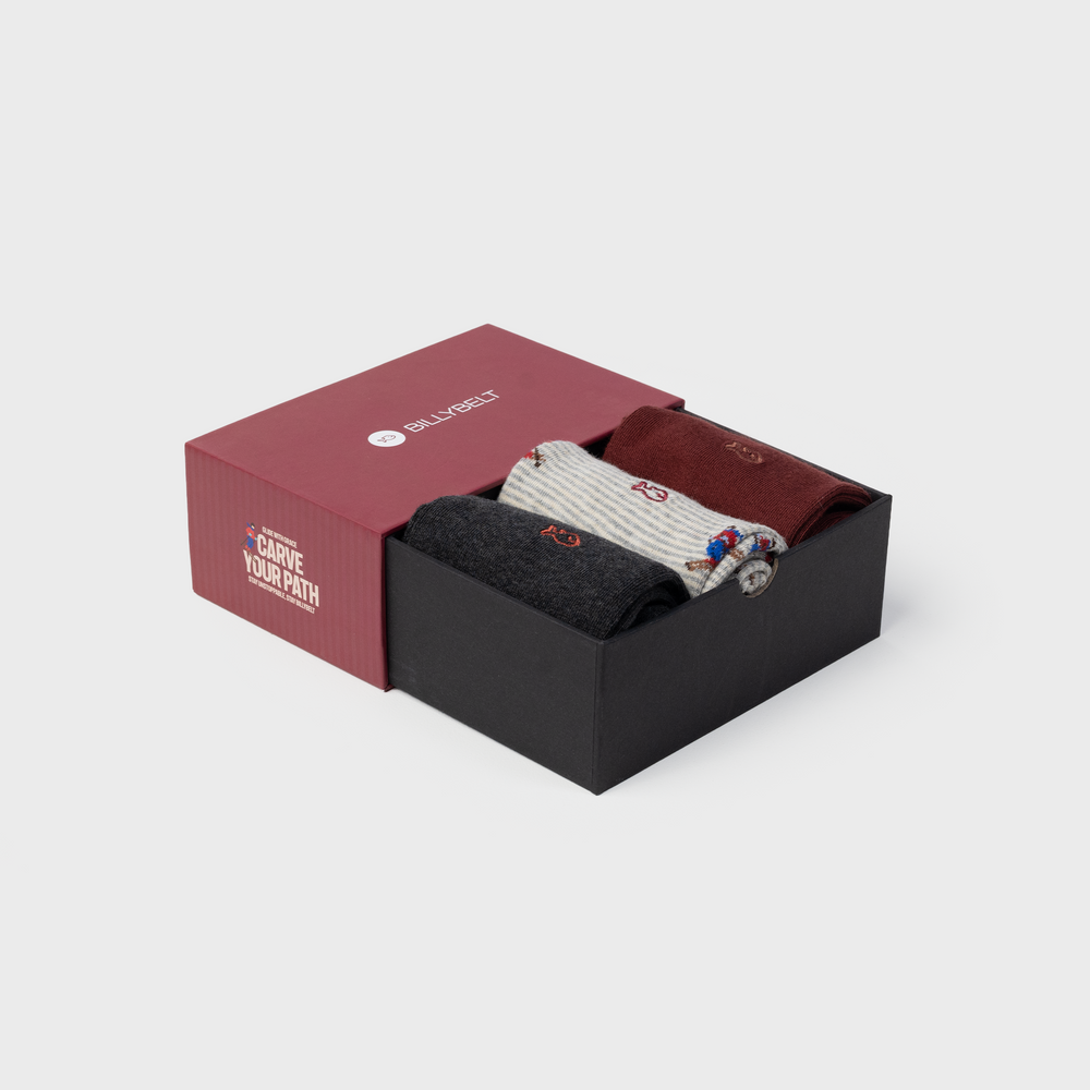 CCH02 - Coffret de chaussettes homme - Carve your path