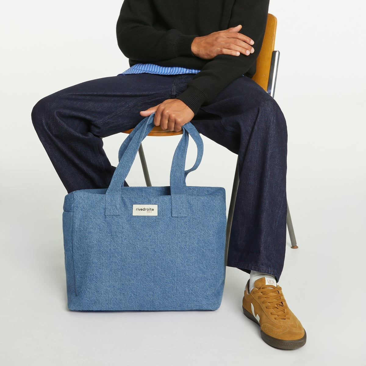 Célestins - Denim Clair -  Sac 24h/week-end