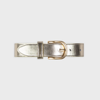 CFC01 - Ceinture femme en cuir unie - Gold