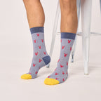 CHA17 - Chaussettes animaux en coton peigné - Homme