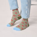 CHA35 - Chaussettes animaux en coton peigné- Crabe - Homme